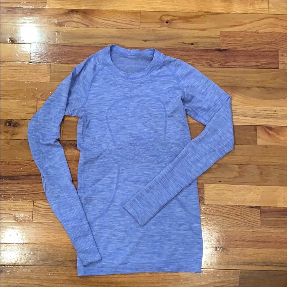 purple long sleeve lululemon shirt